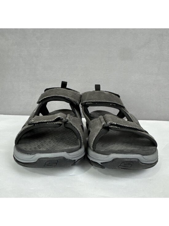 Skechers Black Respected SD Moralto Sandals Men\'s size 12 NWT comfort walking main image 7
